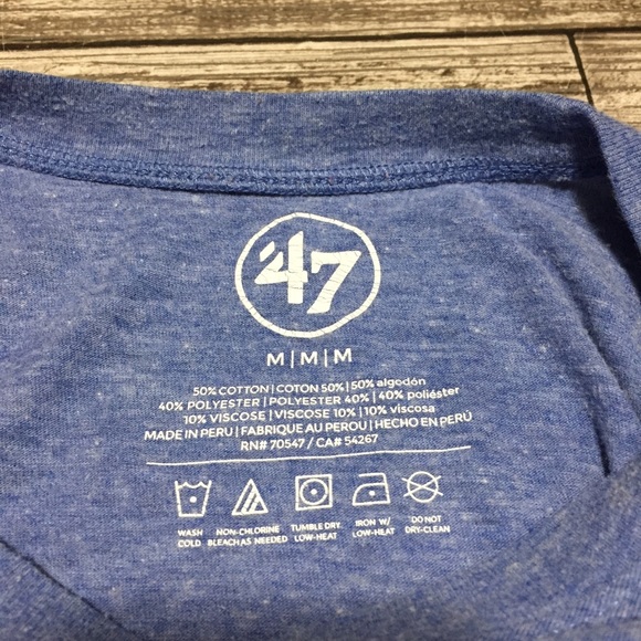 47 Brand Seattle Seahawks NFL Retro Logo T Shirt Men’s M Blue - Picture 7 of 7